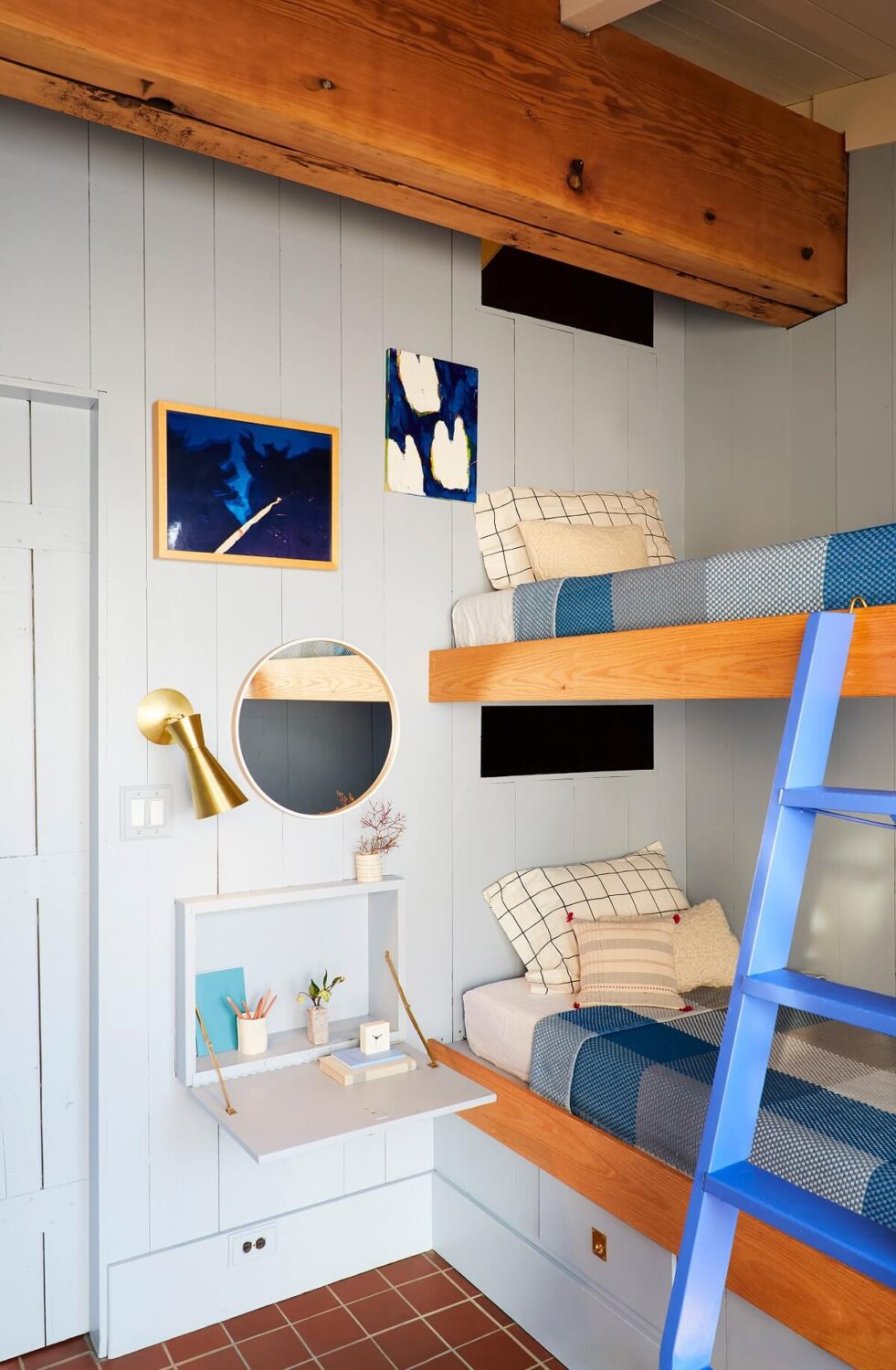 How To Style Terracotta Floor Tiles 4 kids-bedroom-bunk-beds-terracotta-floor-nordroom