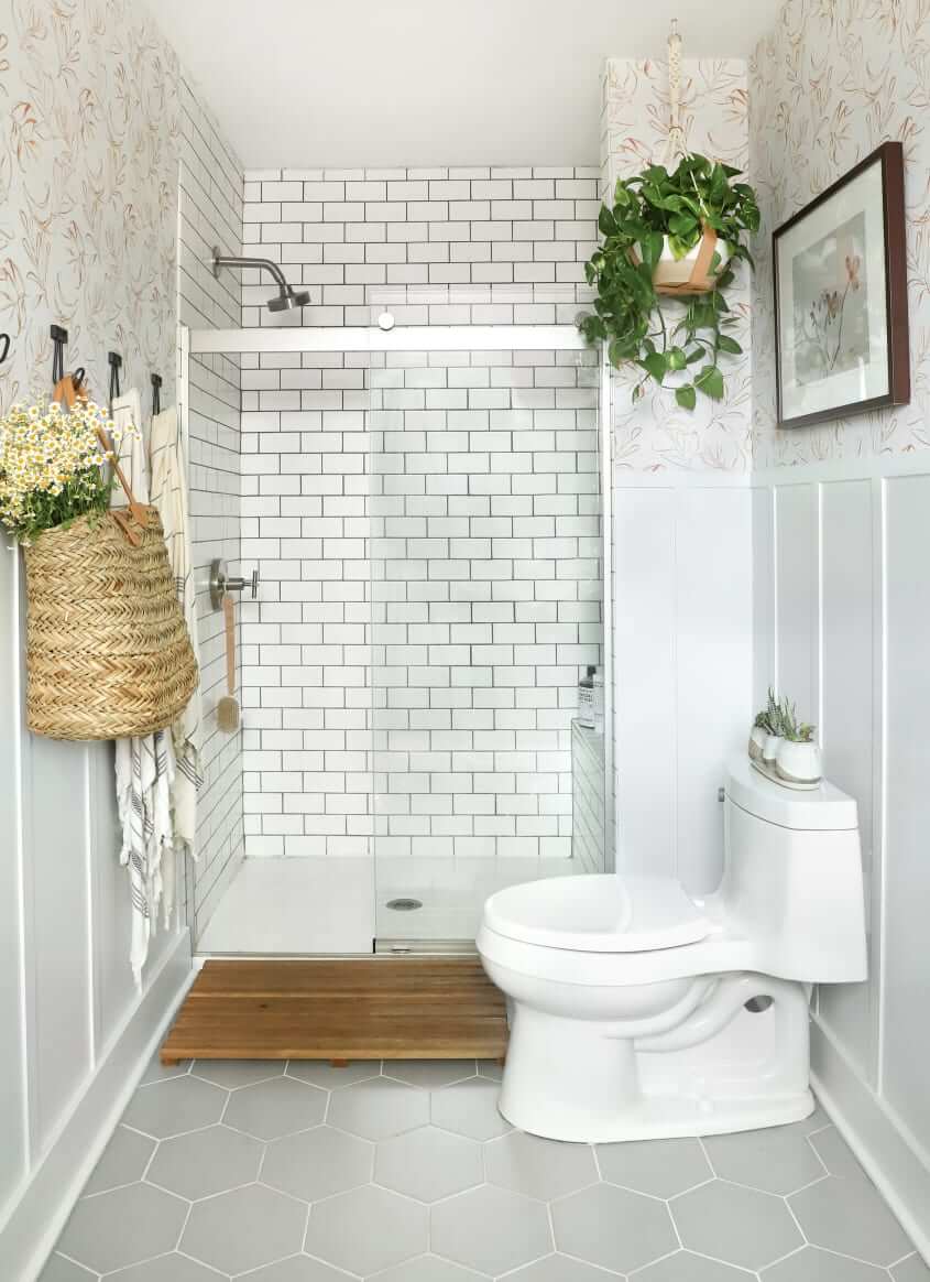 A Bright Renovated Home in Milwaukee 19 light-bathroom-hanging-plant-nordroom