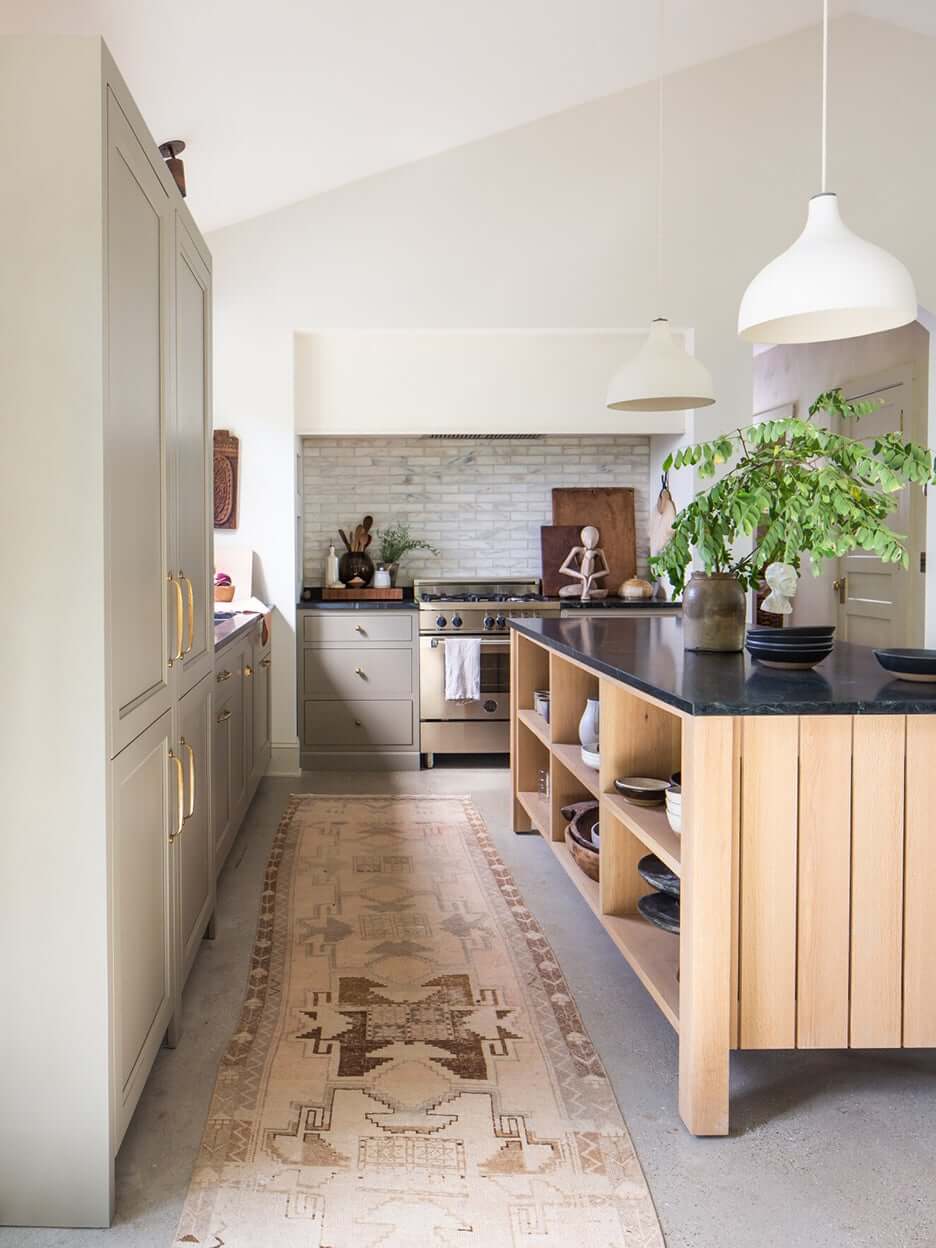 The Fernhouse Airbnb Cabin near Lake Michigan 6 light-kitchen-runner-kitchen-island-airbnb-cabin-michigan-nordroom