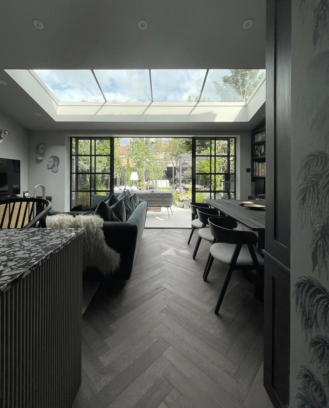 A Moody Edwardian Home in London 5 living-area-kitchen