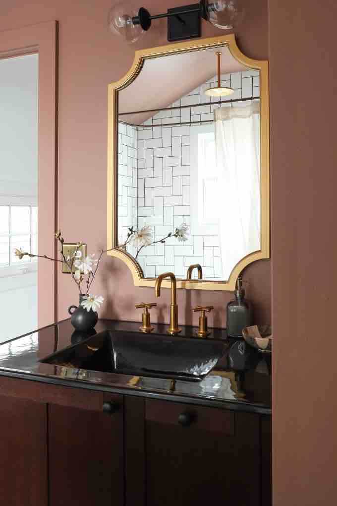 A Bright Renovated Home in Milwaukee 12 mocha bathroom nordroom A Bright Renovated Home in Milwaukee
