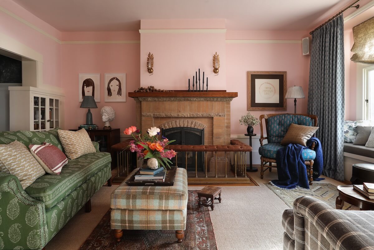 English Country Style in a San Francisco Home 6 pink-living-room-fireplace-nordroom