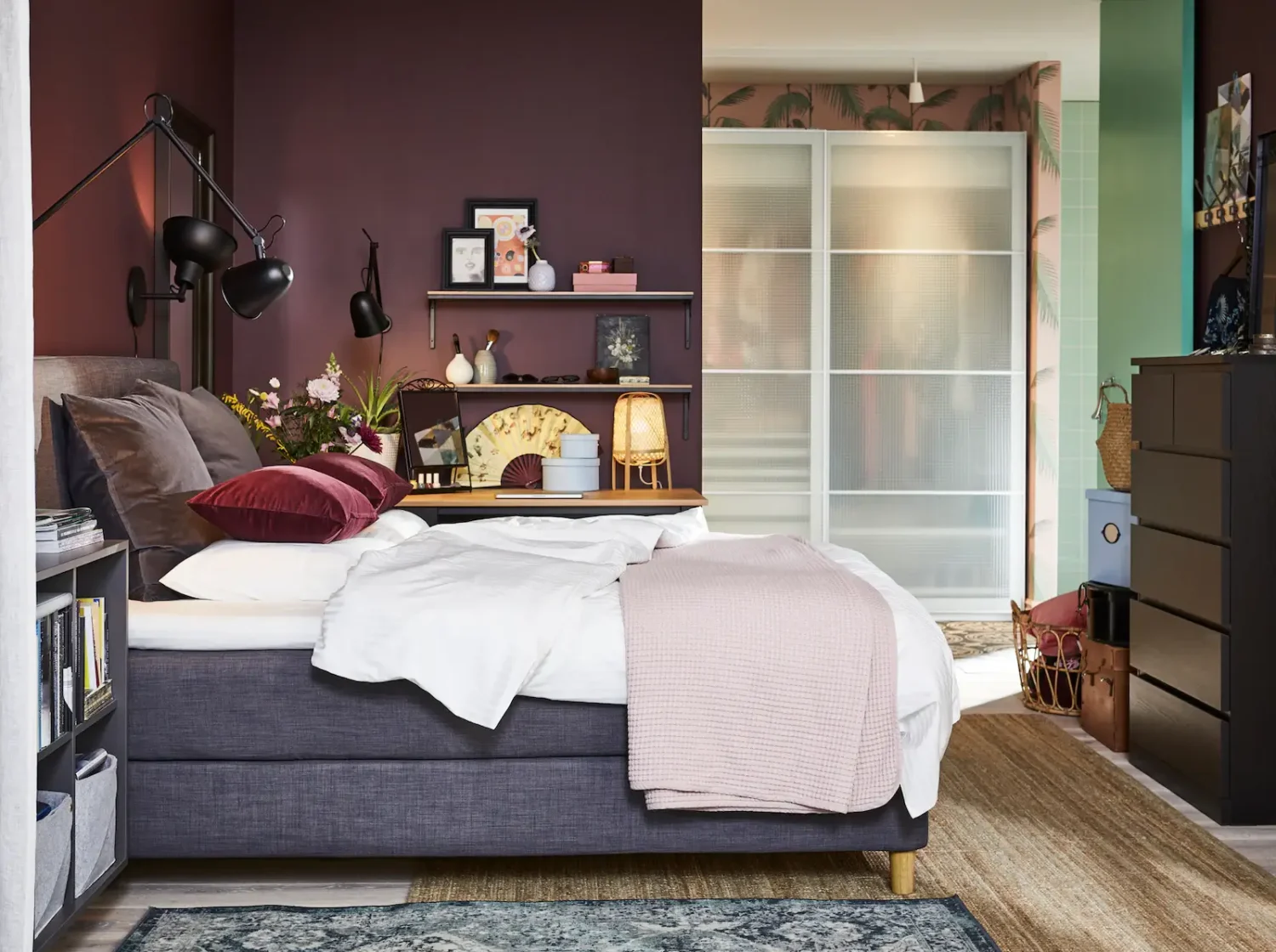 This Iconic and Best-Selling IKEA Dresser is Leaving Stores for Good 4 purple-ikea-bedroom-nordroom
