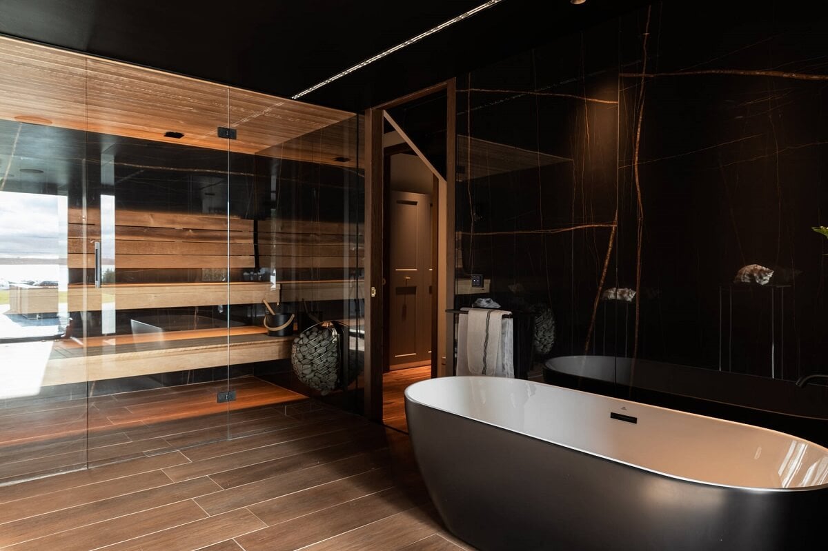 A Modern Architectural Villa in Sweden 27 sauna-modern-architectural-villa-stockholm-sweden-nordroom