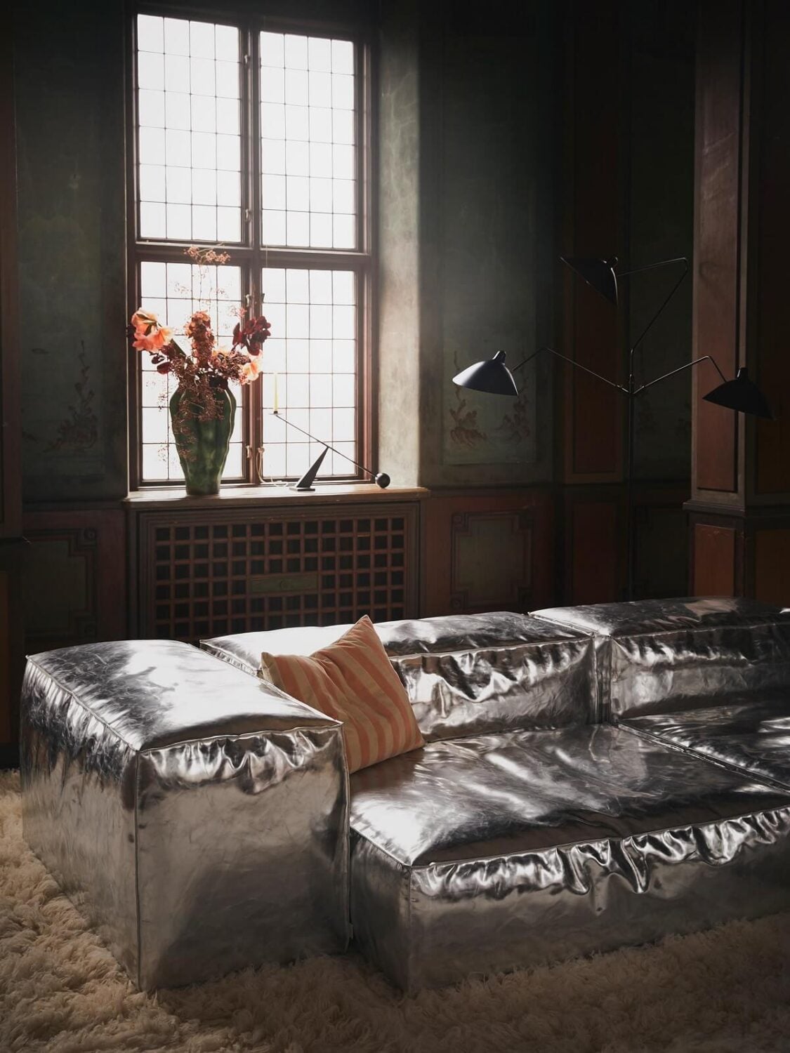 A Warm Scandinavian Christmas by Artilleriet 14 silver-sofa-artilleriet-christmas-nordroom