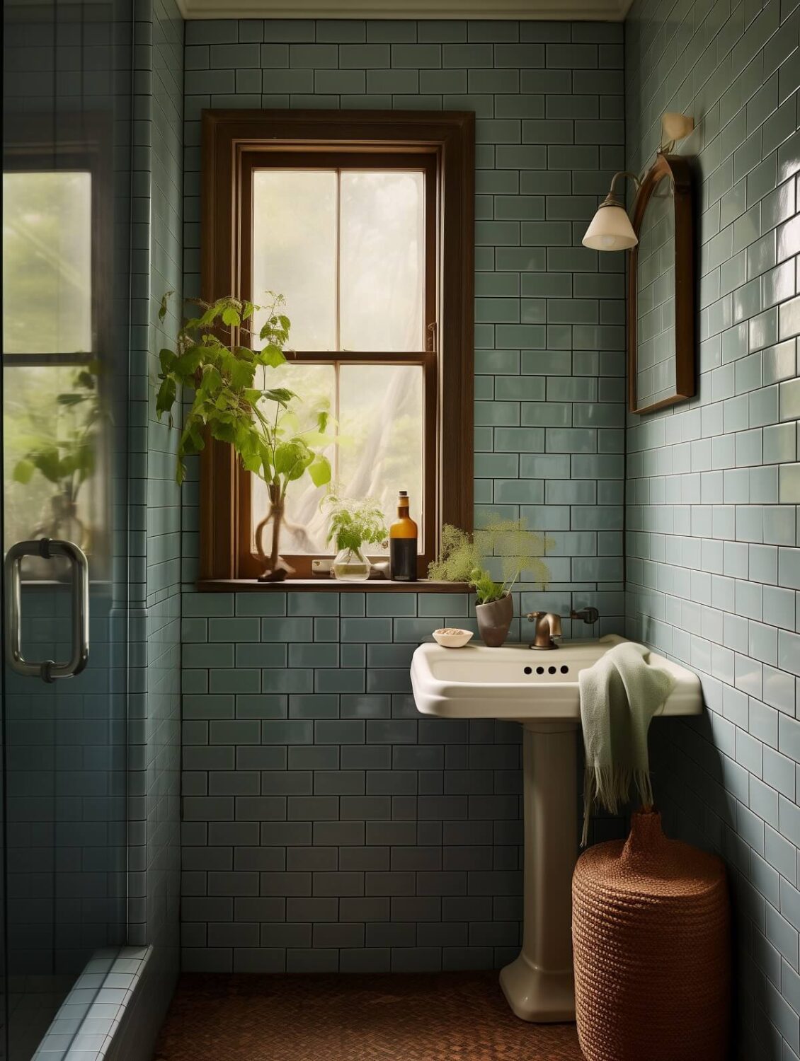 83 Small Bathroom Ideas & How To Make It Look Bigger 51 small bathroom blue tiles victorian home nordroom