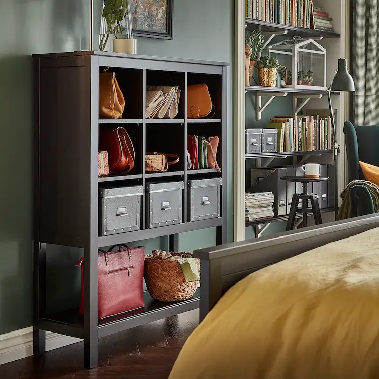 Styling Ideas From 6 New IKEA Bedrooms 3 warm-ikea-bedroom-green-tones-nordroom