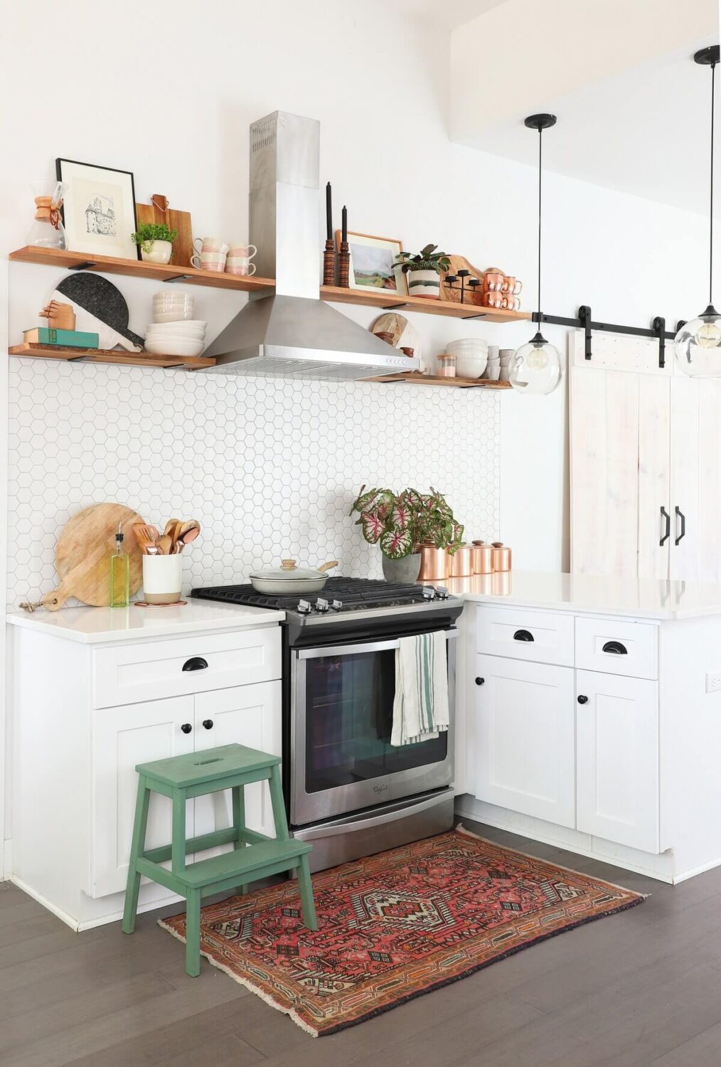 A Bright Renovated Home in Milwaukee 2 white-kitchen-open-shelf-airbnb-nordroom