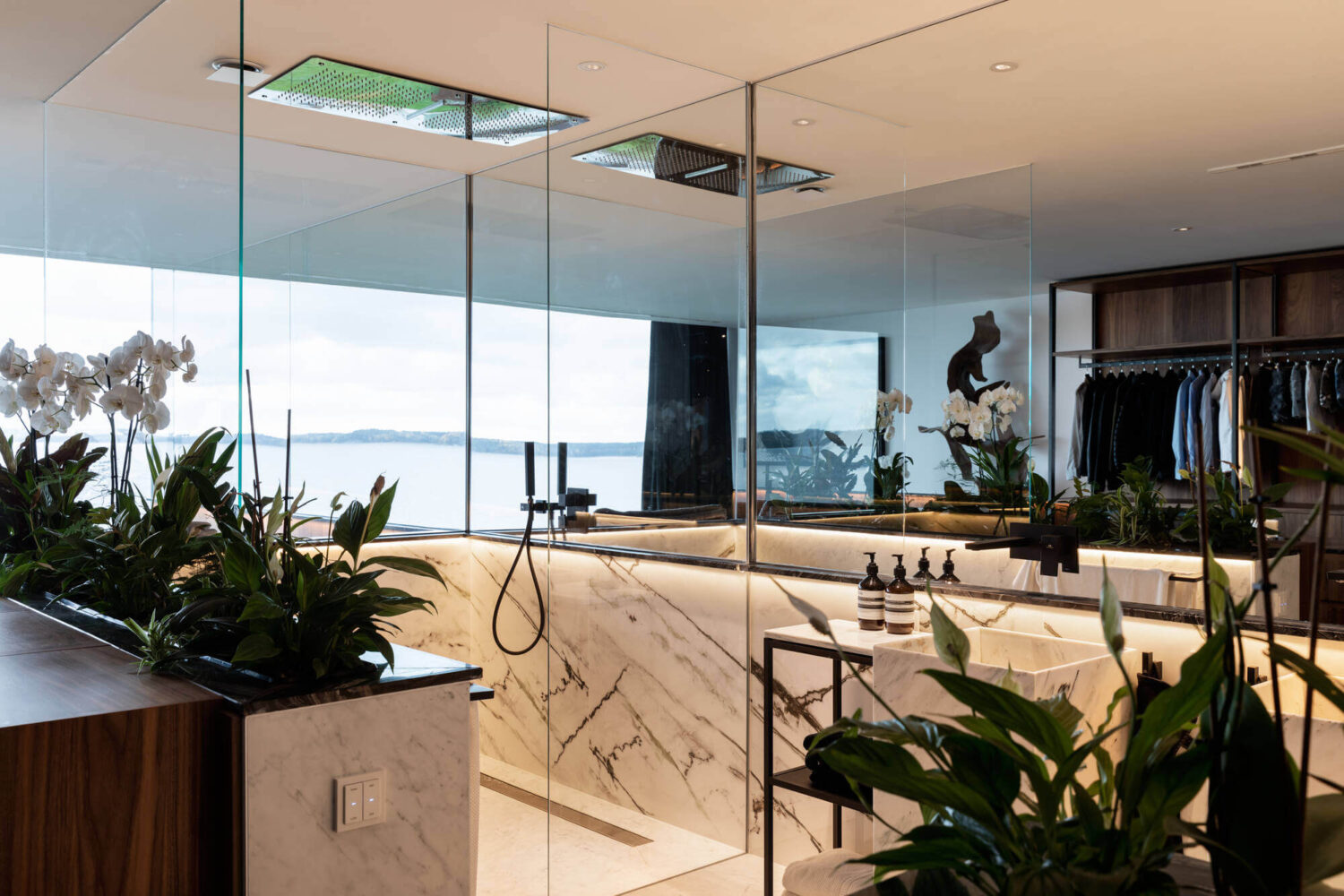 A Modern Architectural Villa in Sweden 18 white-marble-bathroom-modern-architectural-villa-stockholm-sweden-nordroom