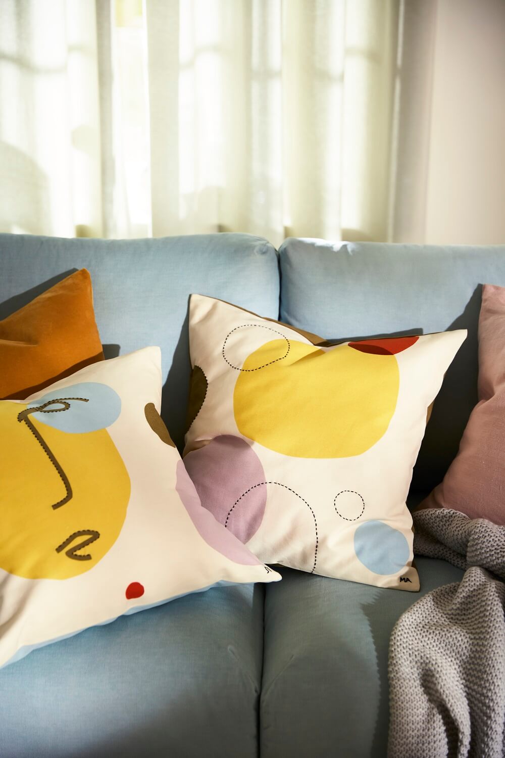 IKEA Spring Catalog: Colorful Decor + Storage Solutions 1 IKEA-ANGSMATARE-MANDELPIL-cushion-covers-spring-collection-nordroom