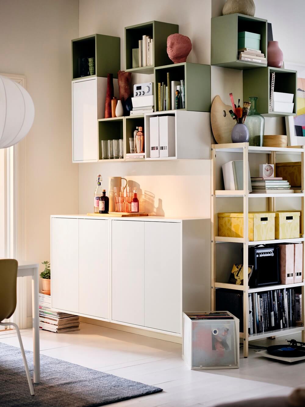 IKEA Spring Catalog: Colorful Decor + Storage Solutions 24 IKEA-EKET-dynamic-storage-system-spring-collection-nordroom