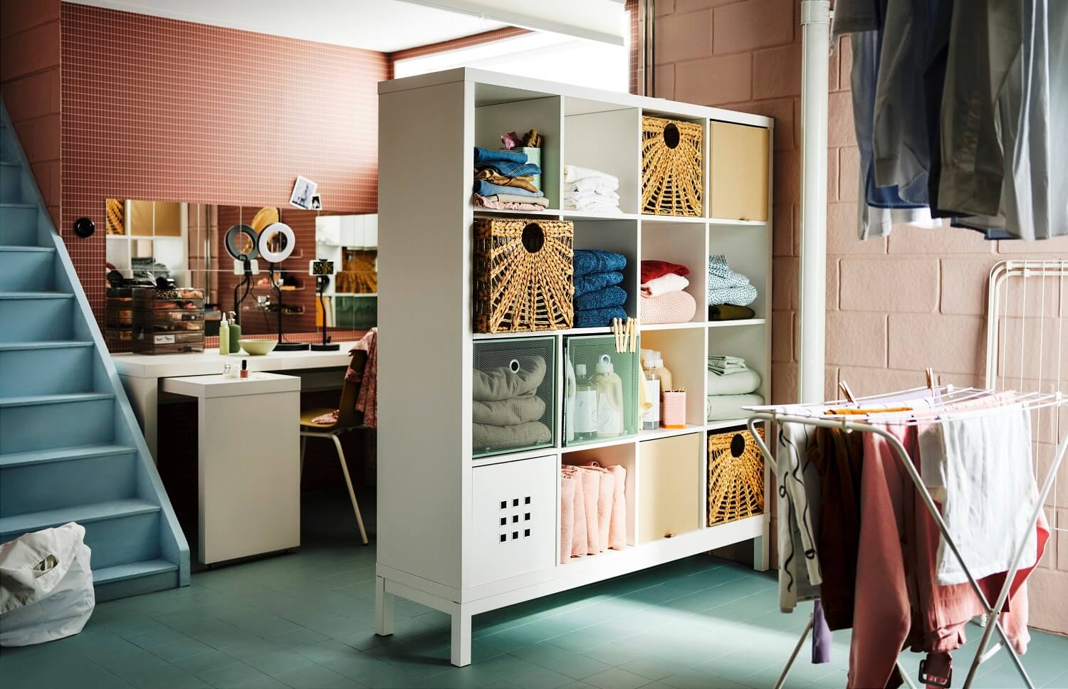 IKEA Spring Catalog: Colorful Decor + Storage Solutions 18 IKEA-KALLAX-workspace-spring-collection-nordroom