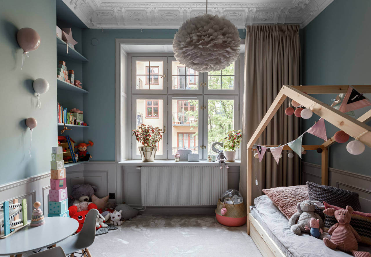 Best of 2021: Kids Rooms 14 blue-childrens-room-nordroom