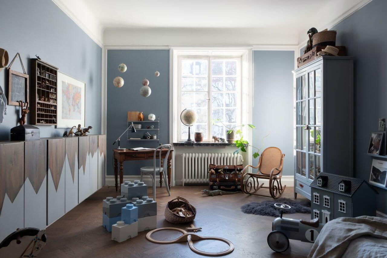 Best of 2021: Kids Rooms 9 blue kids bedroom nordroom Best of 2021: Kids Rooms