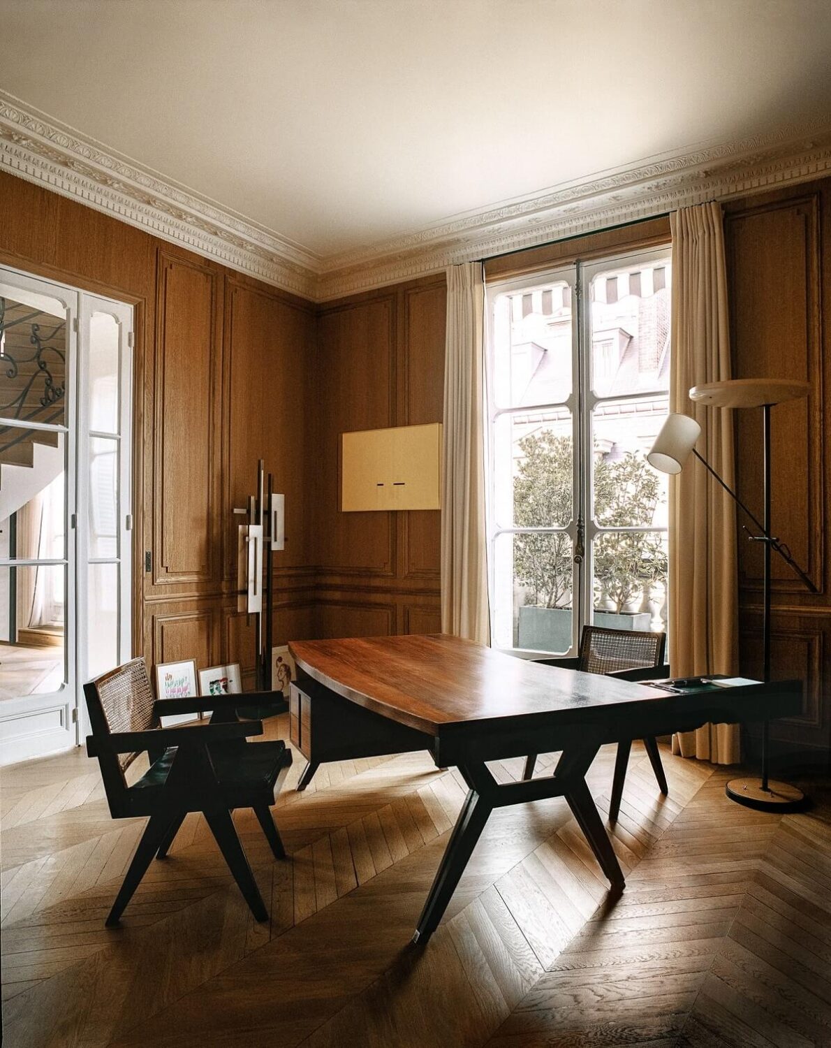 How To Style Your Home Like A Parisian Apartment 9 central-furniture-home-office-style-tips-parisian-apartments-nordroom