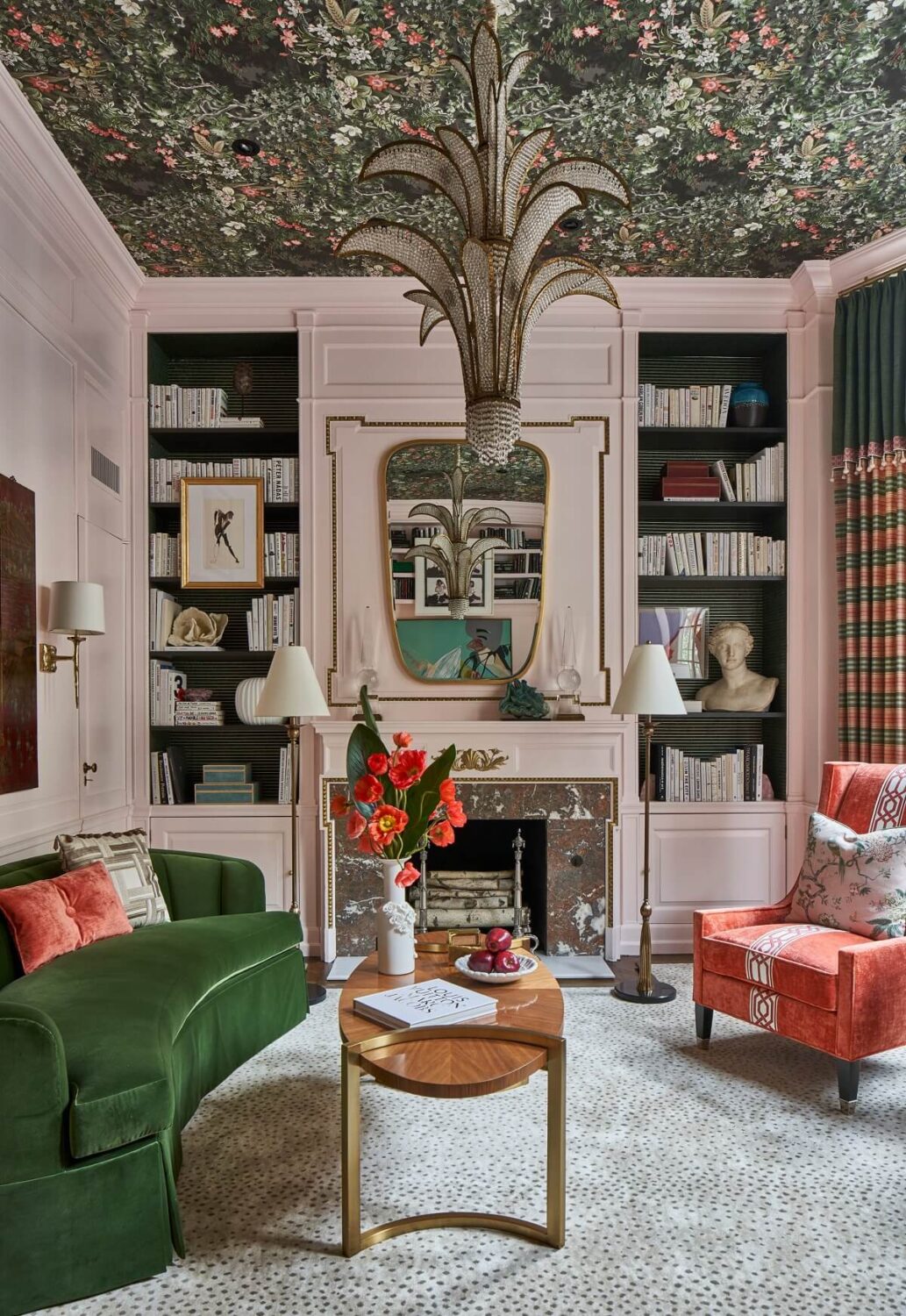 Interior Design Trends 2022: Styles, Decor and Color 6 living-room-wallpaper-ceiling-home-decor-trends-2022-nordroom