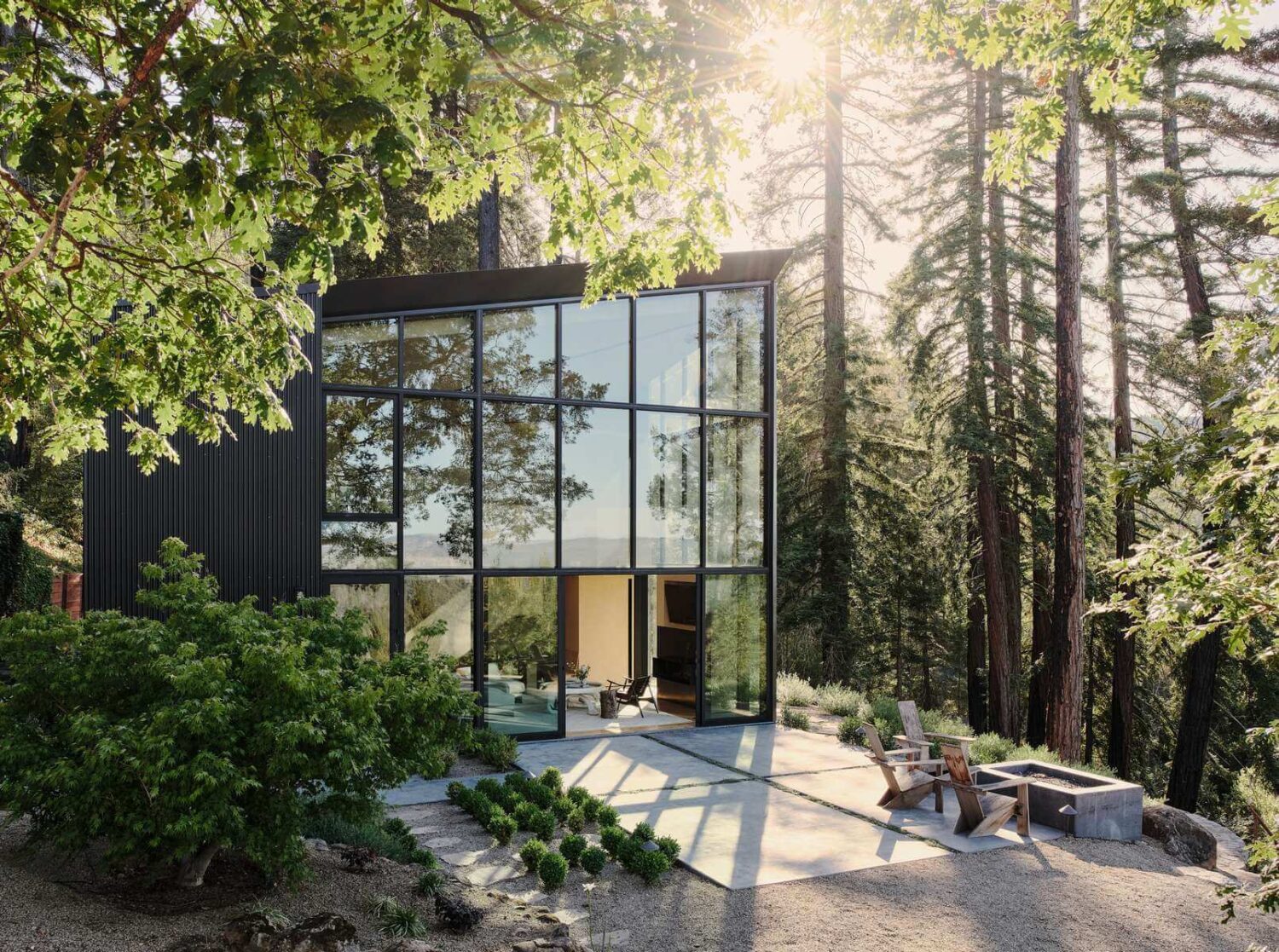 Interior Design Trends 2022: Styles, Decor and Color 13 modern-glass-black-cladded-home-napa-valley-california-nordroom