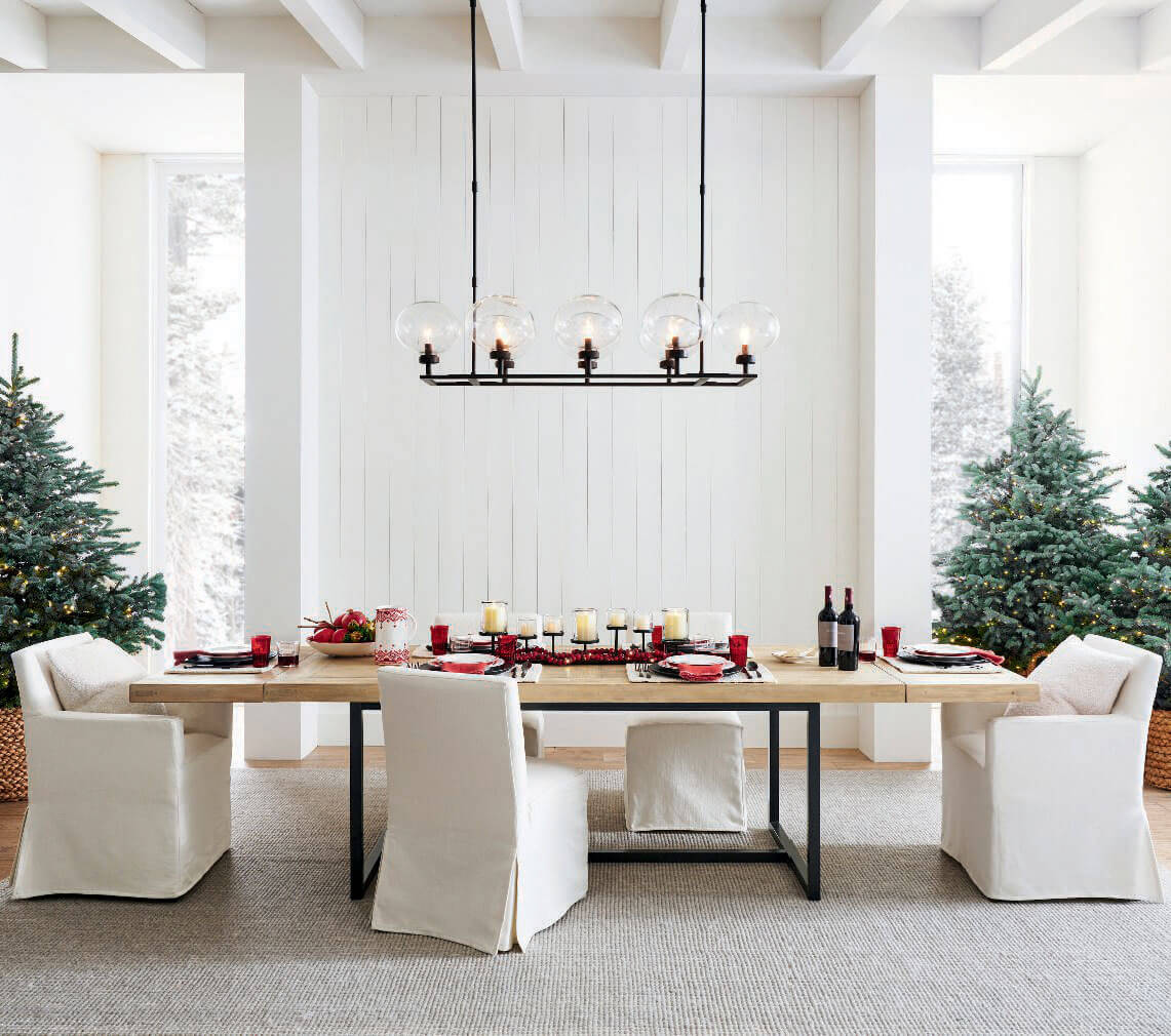 A Modern Rustic Home Decorated for Christmas 10 modern-rustic-dining-room-christmas-nordroom
