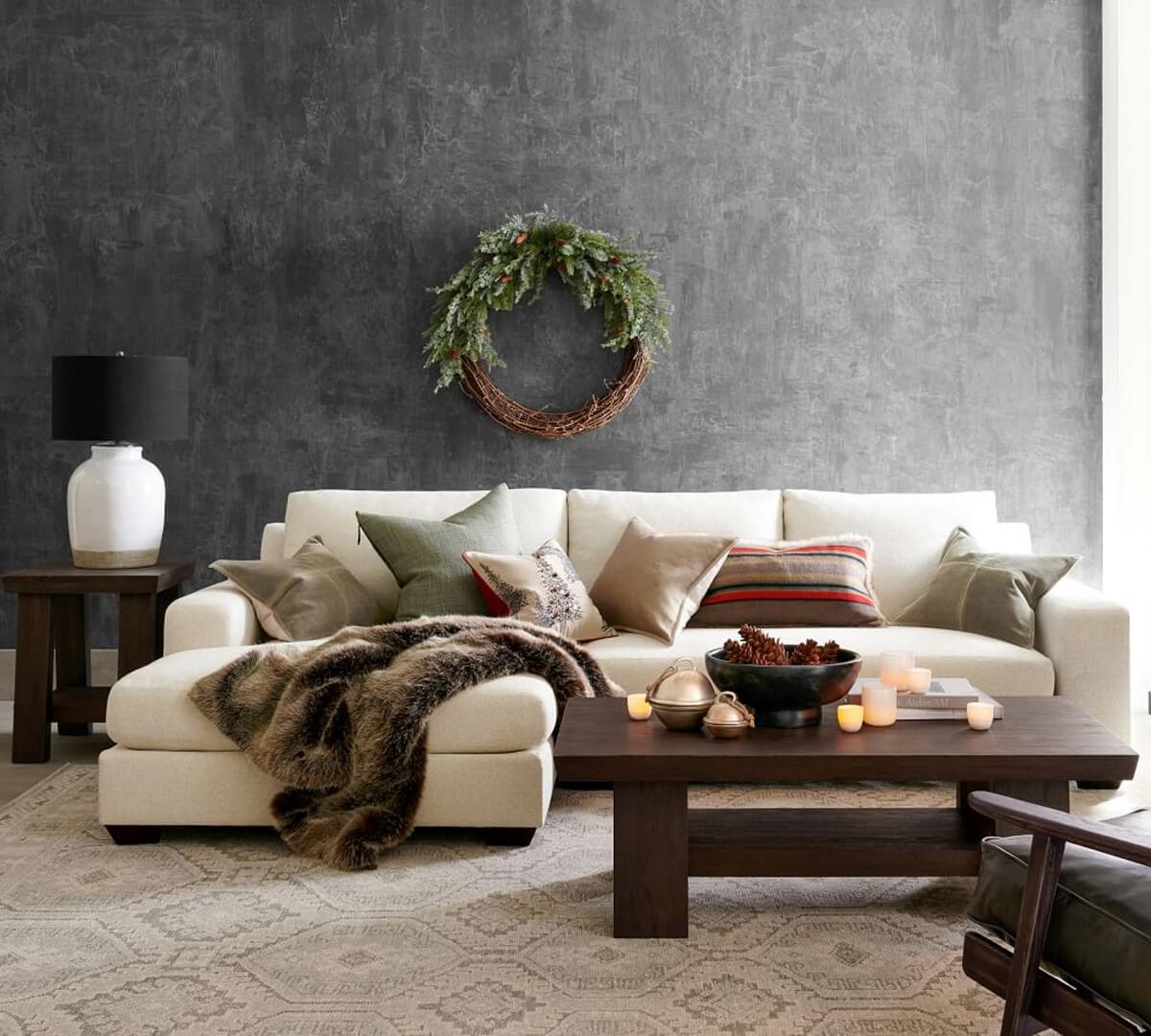 A Modern Rustic Home Decorated for Christmas 2 modern-rustic-living-room-christmas-decor-nordroom