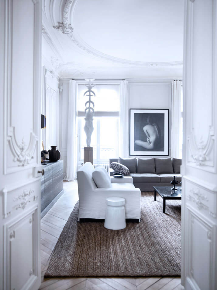 How To Style Your Home Like A Parisian Apartment 28 natural-living-room-parisian-style-nordroom