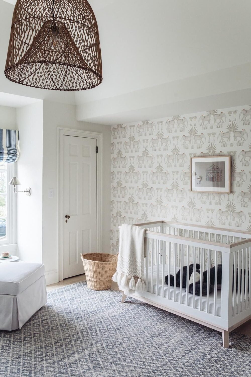 A Serene Colonial Home in Connecticut 18 neutral-nursery-blue-rug-nordroom