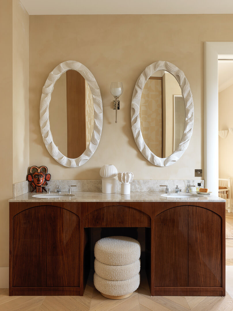 How To Style Your Home Like A Parisian Apartment 11 organic-shaped-bathroom-parisian-apartments-nordroom