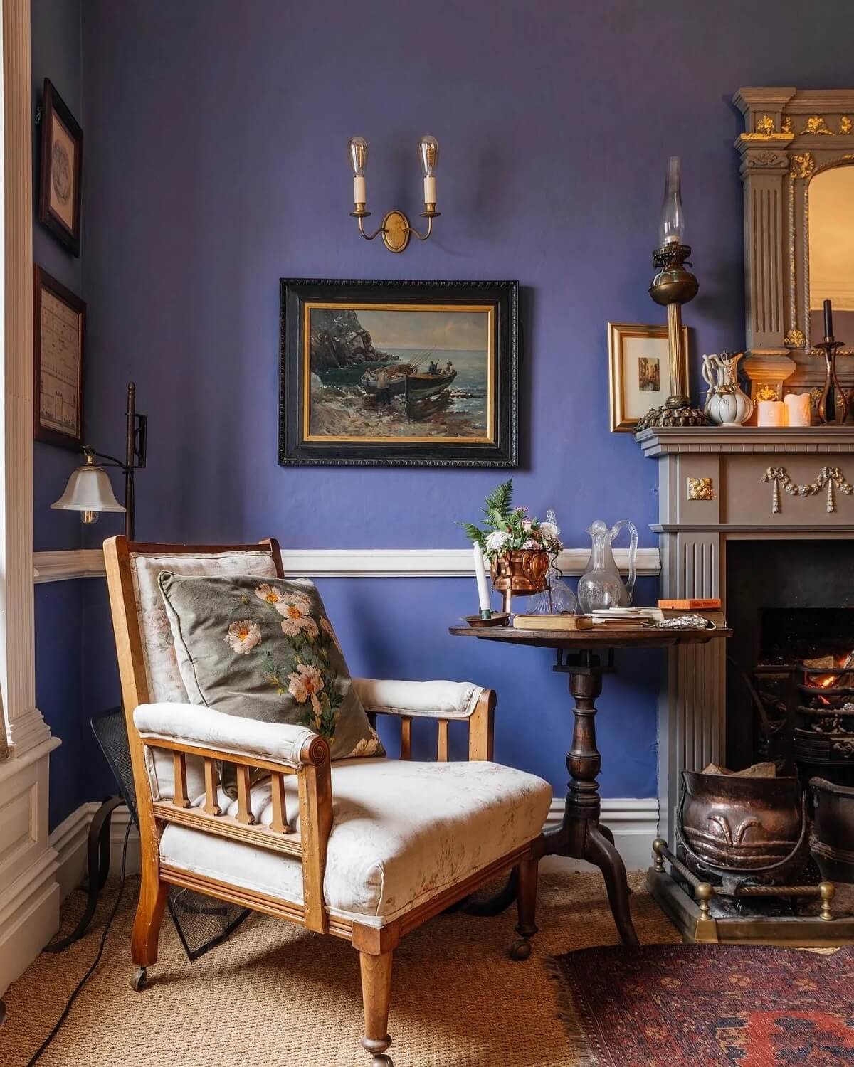 Home Decor Color Trends 2022: Natural Hues with Bright Pops 1 pantone-color-of-the-year-2022-very-peri-living-room-nordroom