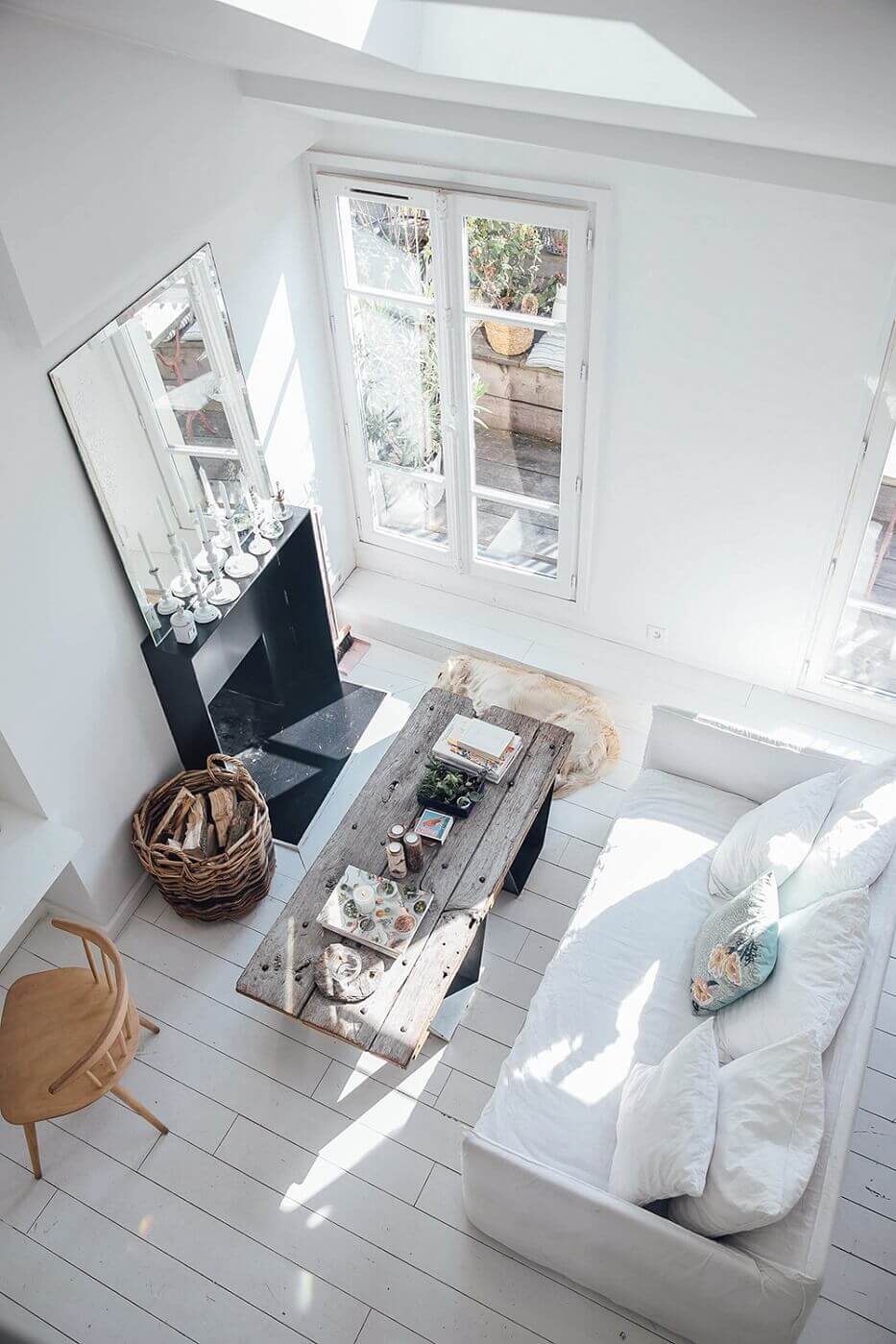 How To Style Your Home Like A Parisian Apartment 26 serene-white-apartment-paris-nordroom