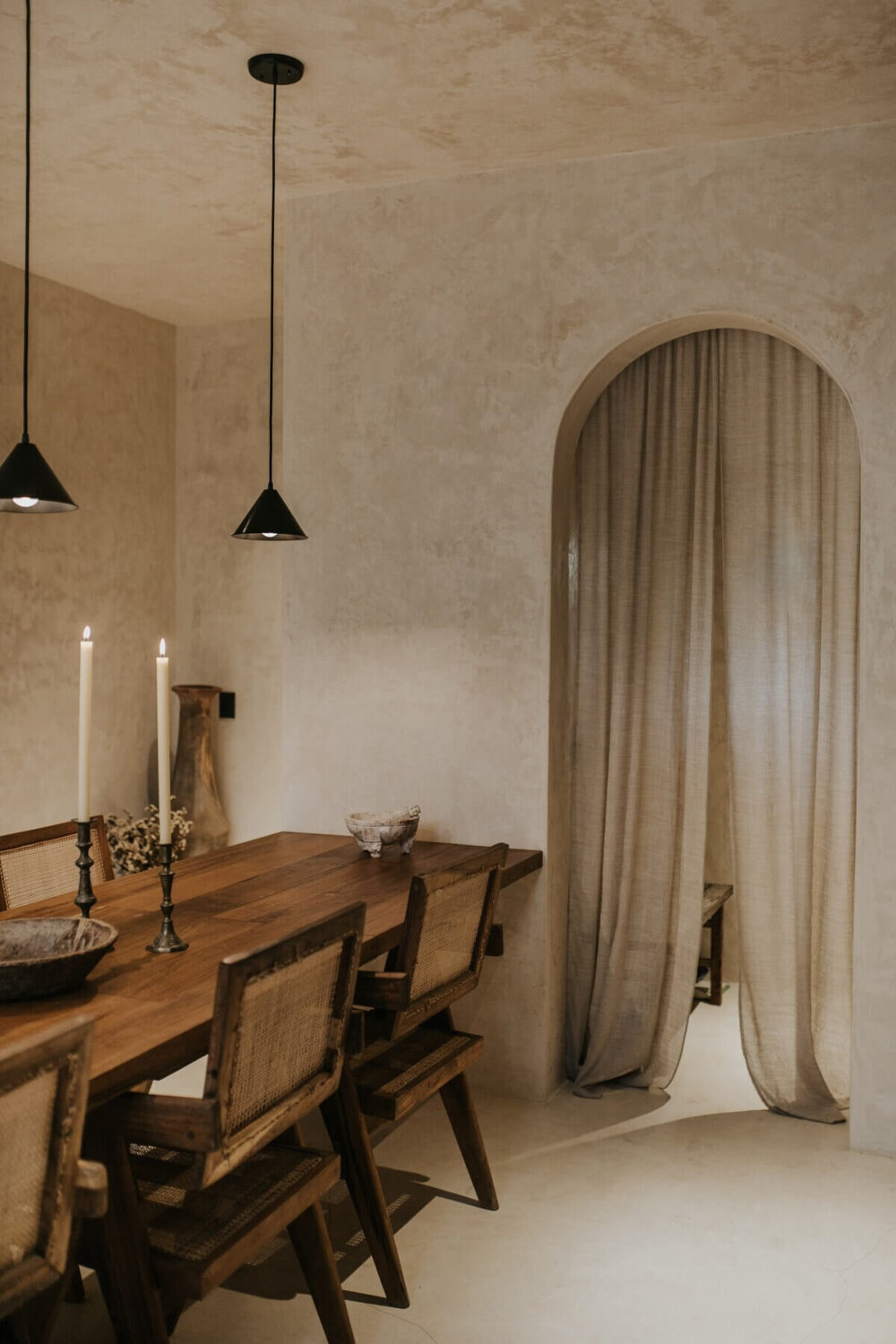 A Tulum Airbnb in an Architectural Building 17 arched-doorway-tulum-apartment-nordroom
