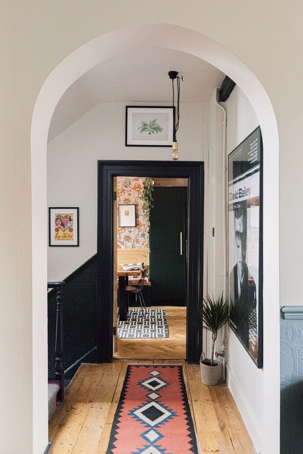 Color & Wallpaper in a Victorian Villa 7 hallway-victorian-home-london-nordroom