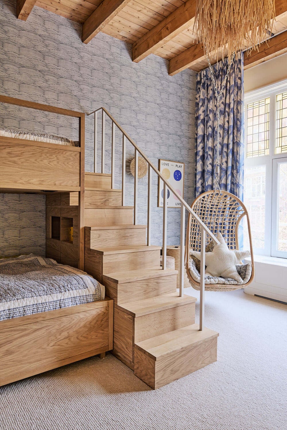 Color & Texture in a Grand Amsterdam Villa 24 kids-bedroom-bunk-beds-villa-amsterdam-nordroom
