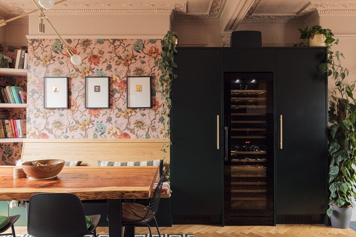 Color & Wallpaper in a Victorian Villa 3 kitchen-dining-area-house-of-hackney-wallpaper-nordroom
