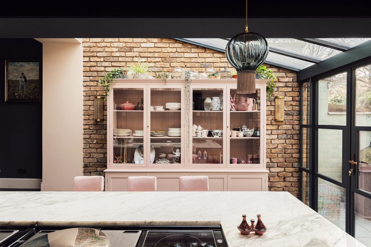 A 19th Century London Townhouse with Kitchen Extension 10 kitchen-extension-steel-skylight-brick-wall-nordroom