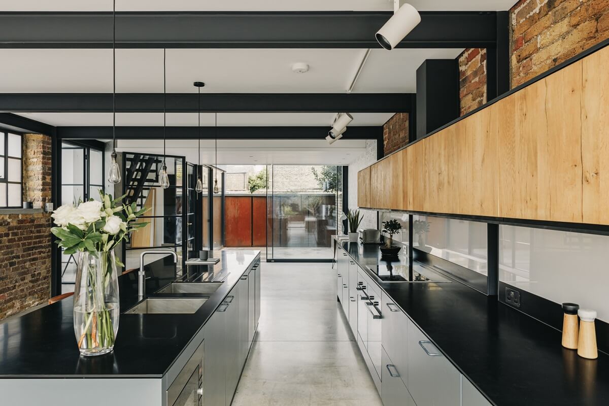 An Industrial Warehouse Conversion in London 11 modern-kitchen-warehouse-conversion-nordroom