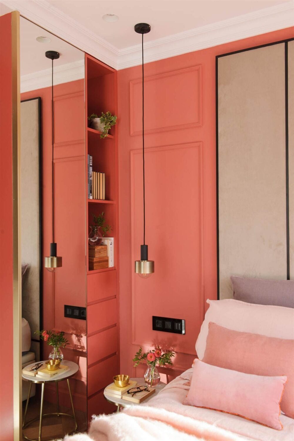 Best Paint Colors for a Colorful Small Bedroom 20 small coral bedroom paint colors nordroom Best Paint Colors for a Colorful Small Bedroom
