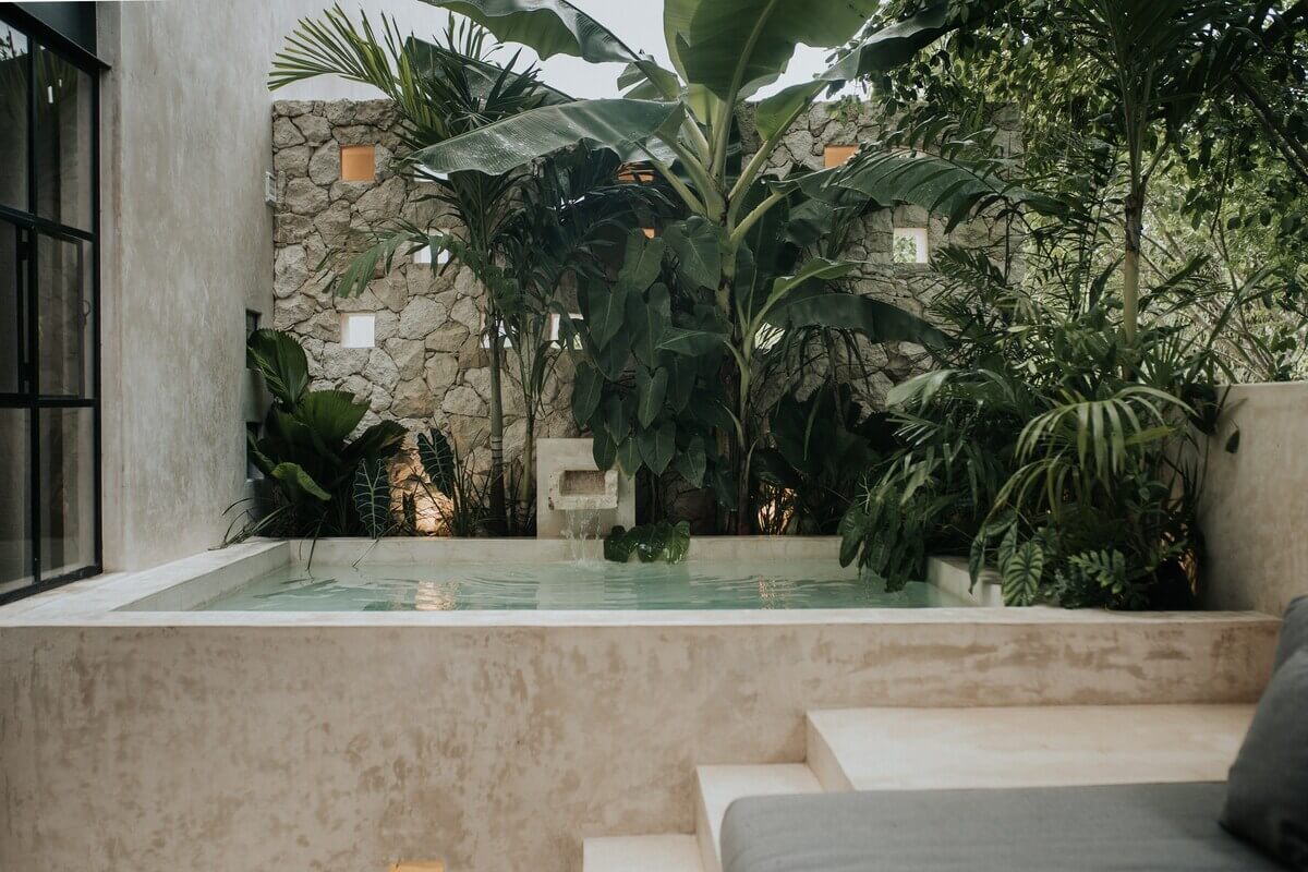 A Tulum Airbnb in an Architectural Building 25 small-pool-terrace-airbnb-tulum-nordroom