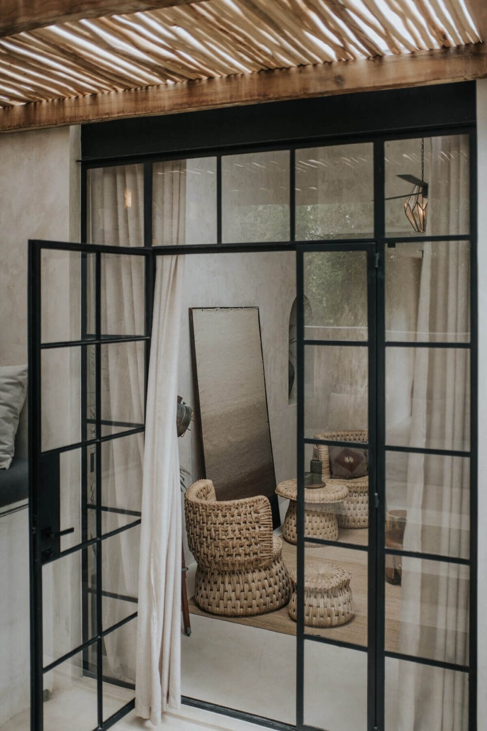 A Tulum Airbnb in an Architectural Building 11 steel-framed-windows-tulum-apartment-airbnb-nordroom