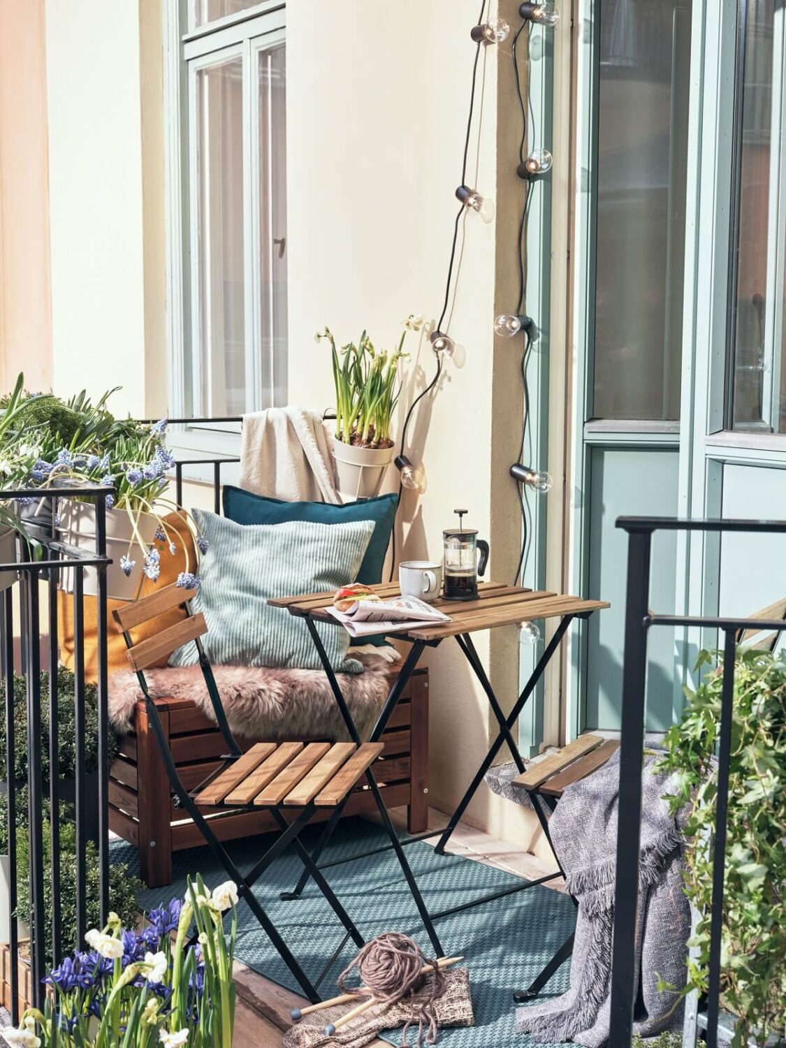 IKEA Easter Decorations 2022 11 IKEA-balcony-TARNO-chair-nordroom