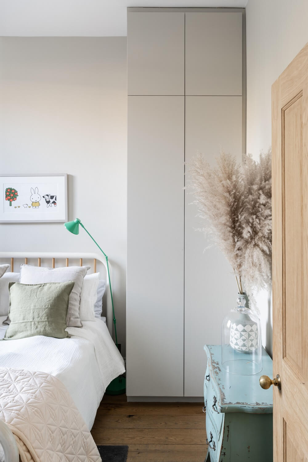 A London Family Home with Grey Accents 11 bedroom-built-in-wardrobe-nordroom