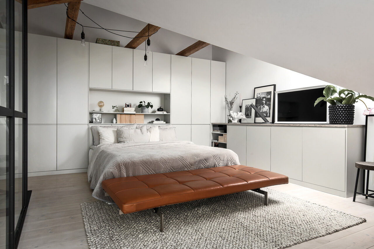 How To Decorate A Bedroom with A Slanted Ceiling 12 bedroom-built-in-wardrobes-nordroom