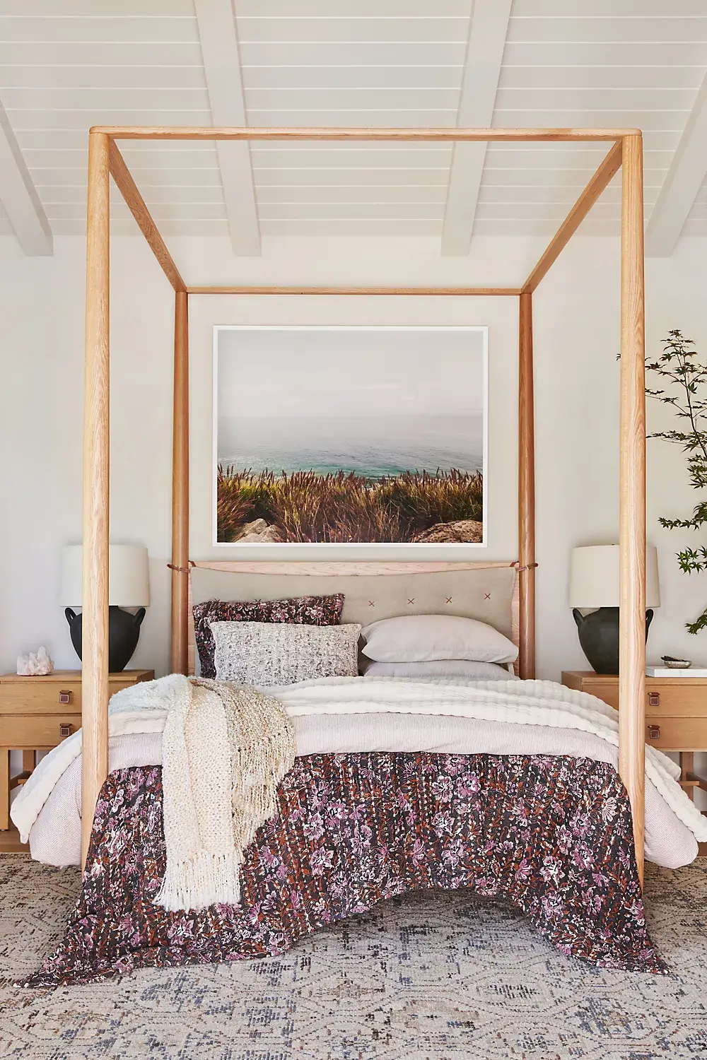 Simple Pleasures: Amber Lewis for Anthropologie (2022) 33 bedroom-canopy-bed-amber-lewis-anthropologie-nordroom