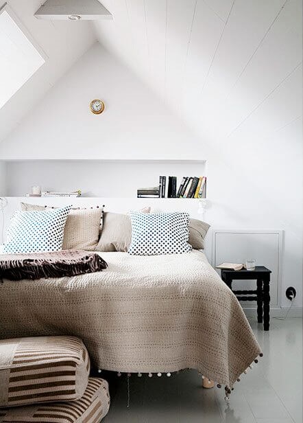 How To Decorate A Bedroom with A Slanted Ceiling 32 bedroom slanted ceiling niche nordroom How To Decorate A Bedroom with A Slanted Ceiling