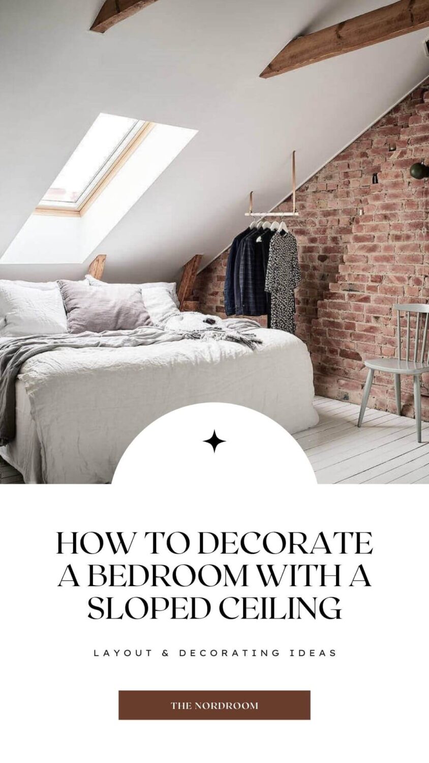 How To Decorate A Bedroom with A Slanted Ceiling 38 bedroom-sloped-ceiling-decorating-ideas-nordroom