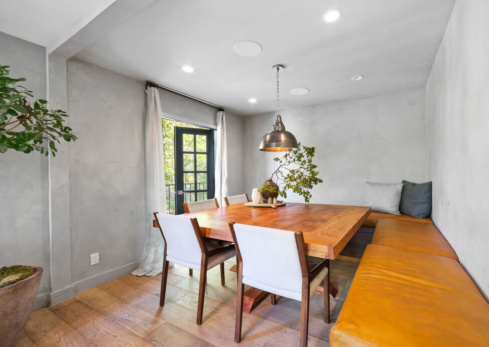 Actor Kevin McKidd Sells His Los Angeles Home 3 dining-room-built-in-bench-kevin-mckidd-los-angeles-nordroom