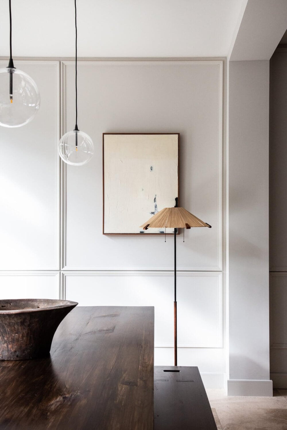 An Elegant Townhouse by Avenue Design Studio 3 dining-room-detail-wooden-table-nordroom