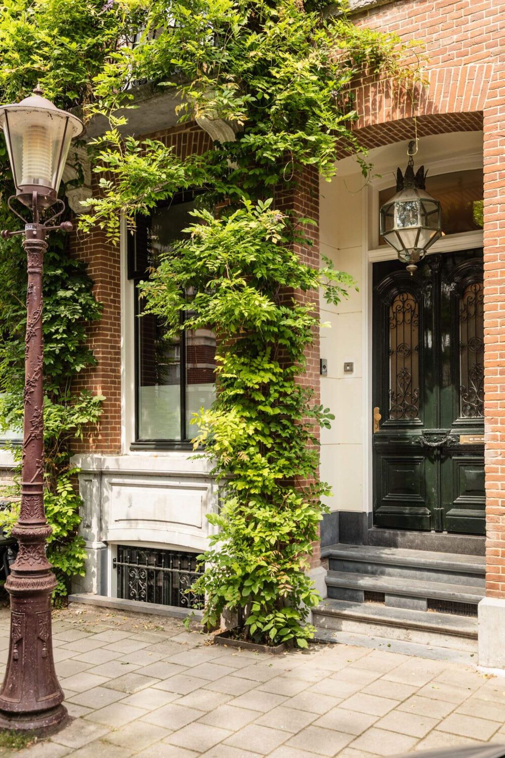 A Luxurious Townhouse in Amsterdam With Loft-Style Living Room 26 front-door-luxurious-townhouse-amsterdam-nordroom