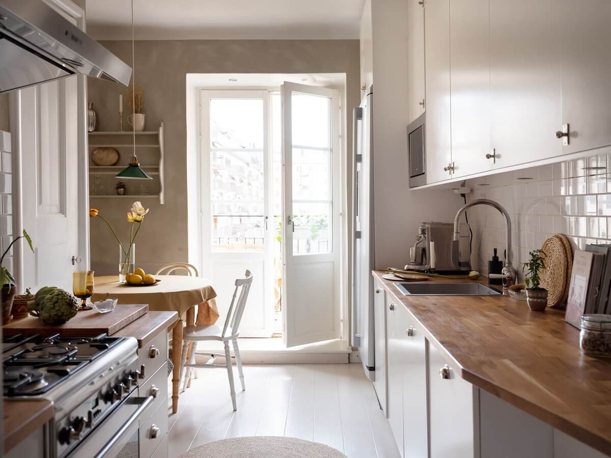 A Warm Soft Colored Home in Stockholm 9 kitchen-breakfast-nook-nordroom