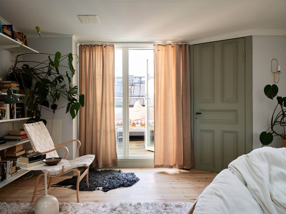 A Light Scandinavian Maisonette 5 living-room-light-pink-curtains-nordroom