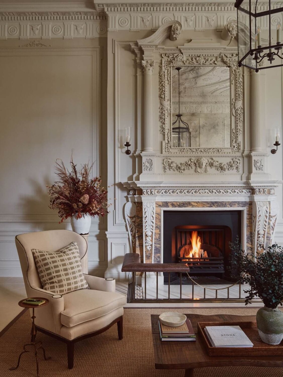 A Grand Georgian Manor House in England 3 sitting-room-fireplace-georgian-manor-house-nordroom