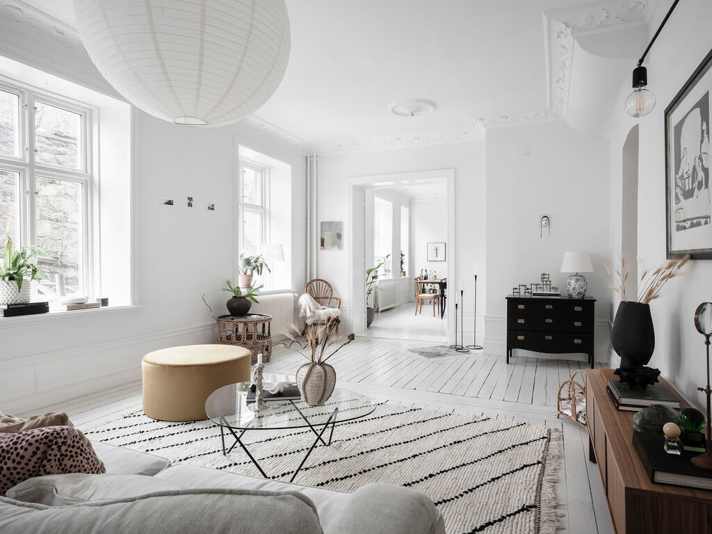 A White Nordic Apartment 5 white-living-room-nordic-apartment-nordroom